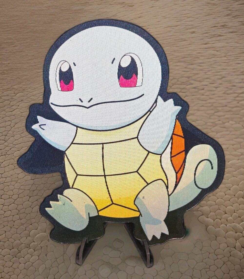Pokemon Squirtle Cute 3D Motion Lenticular Car Laptop Decal Sticker Peeker
